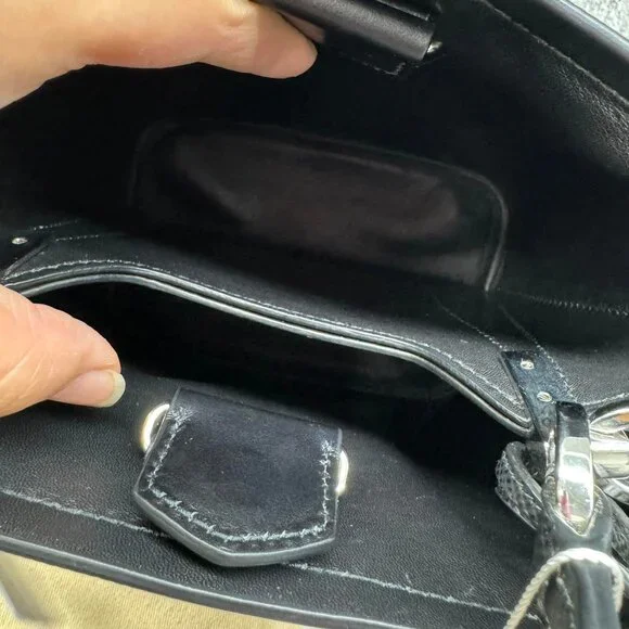 100% Authentic Prada Blue Panier Shoulder Bag - Picture 11 of 14